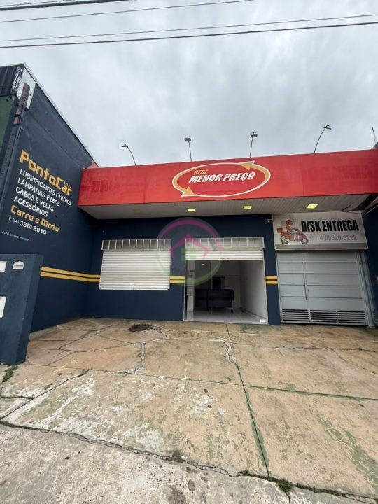 Aluga se Ponto Comercial no Residencial Cedro próximo ao Manzini em Botucatu SP - Botucatu